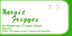 margit frigyes business card